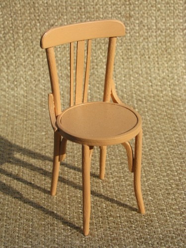 Artesanía titulada "silla-bistro-redond…" por Francisco Del Pozo Parés, Obra de arte original