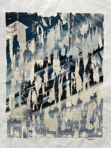 Collages intitulée "81" par Mino, Œuvre d'art originale, Collages
