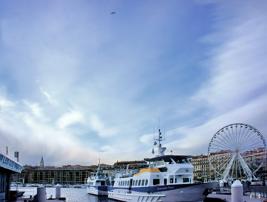 Fotografía titulada "Vieux port de Marse…" por Miodrag Aubertin, Obra de arte original