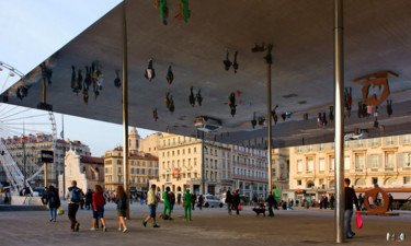 Fotografia intitolato "Miroir géant sur le…" da Miodrag Aubertin, Opera d'arte originale