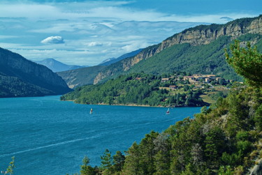 Photographie intitulée "lac de Sainte-Croix" par Miodrag Aubertin, Œuvre d'art originale