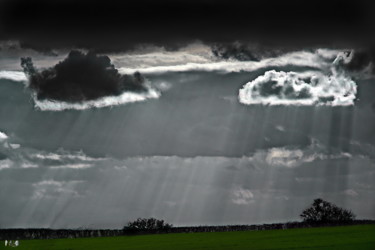 Fotografia intitolato "nuages 46" da Miodrag Aubertin, Opera d'arte originale