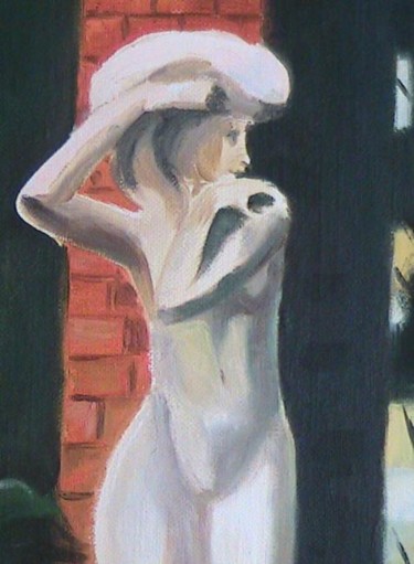 Painting titled "En terrasse - Hambo…" by Jean-François Lerooy, Original Artwork