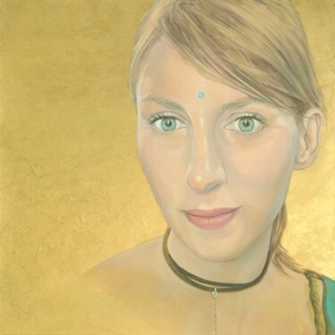 Schilderij getiteld "Kate" door Kamil Mirocha, Origineel Kunstwerk, Acryl