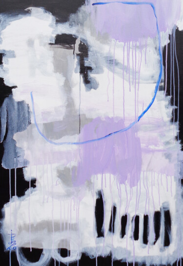 Malerei mit dem Titel "Enlightened Cloud" von Misako Chida, Original-Kunstwerk, Acryl
