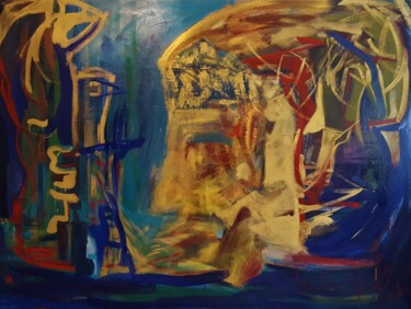 Malerei mit dem Titel "A la Folie" von Mishra, Original-Kunstwerk, Öl