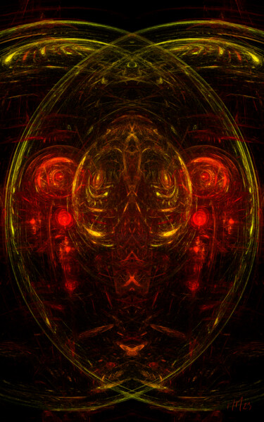 Digitale Kunst mit dem Titel "The Other Gods ... 2" von Martins Mickael, Original-Kunstwerk, 2D digitale Arbeit