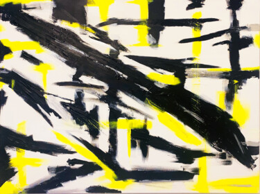 Pintura titulada "YB01" por Modern 57 Stephen Huff, Obra de arte original, Acrílico