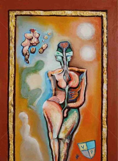 Pintura titulada "New people" por Modern Art, Obra de arte original, Oleo