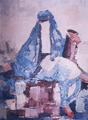 Pittura intitolato "algroize" da Mohamed Berkane, Opera d'arte originale, Olio