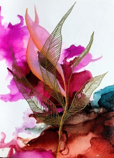 Pintura titulada "Grow & Glow" por Mohita Garg, Obra de arte original, Tinta