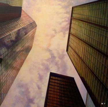 Painting titled "vertige" by Yves Molac, Original Artwork, Other