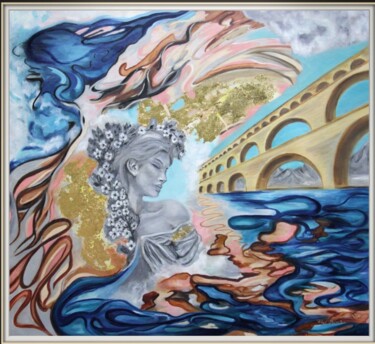 Картина под названием "The Glory Of Bygone…" - Mónika Katalin Pál, Подлинное произведение искусства, Масло
