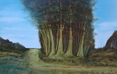 Pintura titulada "Forest" por Monika Mucha, Obra de arte original, Oleo