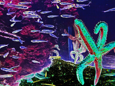 Arts numériques intitulée "MER 2" par Monique Marie François (Moma), Œuvre d'art originale, Photo montage