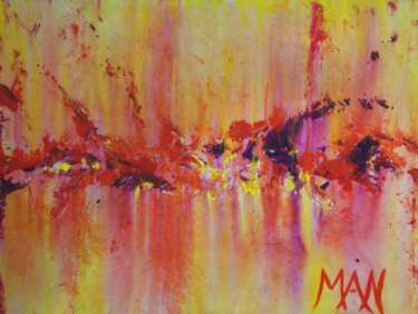 Painting titled "MIRAGE" by Monique Ninio (MAN), Original Artwork, Acrylic