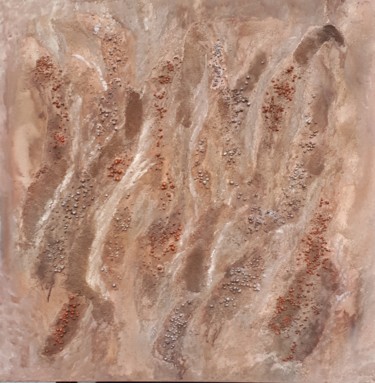 Peinture intitulée "Les sables" par Monique Schoonenburg (MSC), Œuvre d'art originale, Acrylique