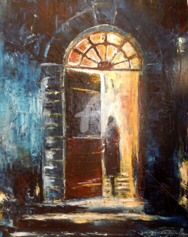 Painting titled "passage" by Monique Yenco Fusella, Original Artwork