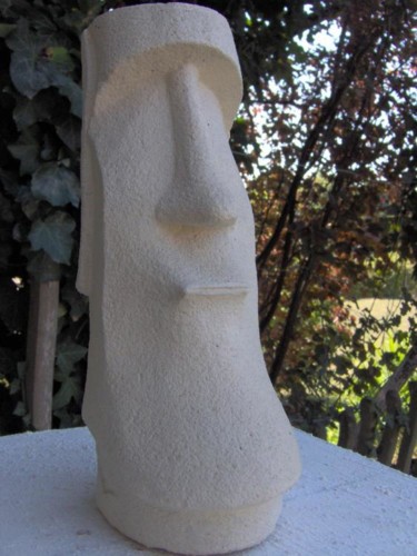 Sculpture intitulée "Ahu te peu" par Pascal Jean Léon Cozler, Œuvre d'art originale