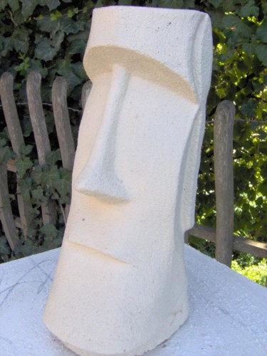 Sculpture intitulée "Ahu akiwi" par Pascal Jean Léon Cozler, Œuvre d'art originale