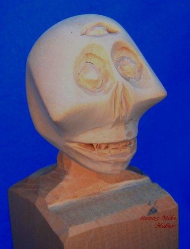 Скульптура под названием "Tricyclops" - Huber Mike, Подлинное произведение искусства