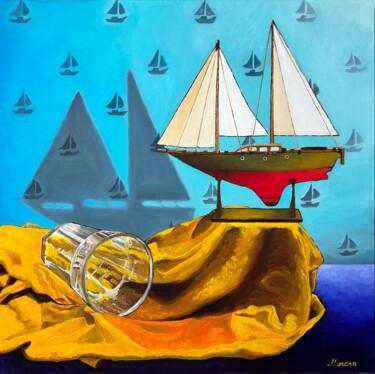 Pintura titulada "Manque d’eau" por Moraru Vadim, Obra de arte original, Oleo Montado en Bastidor de camilla de madera