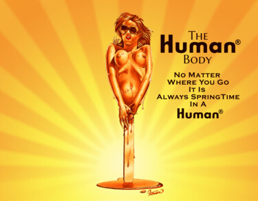 Arte digitale intitolato "The Human Body" da Moreno Franco, Opera d'arte originale, Stampa digitale
