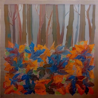 Pittura intitolato "leaves" da Jean & Lene, Opera d'arte originale, Altro