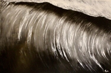 Peinture intitulée "Le son des mers" par Morgan Bouton, Œuvre d'art originale, Bombe aérosol