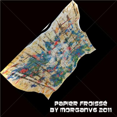 绘画 标题为“papier froissé” 由Morganv6, 原创艺术品