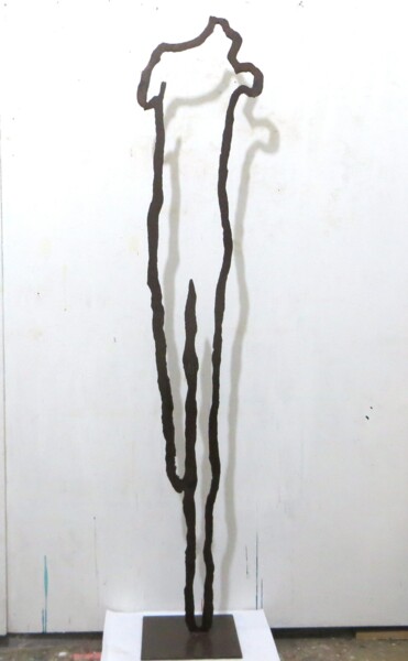 Sculpture titled "VUOTO" by Morgese Giovanni, Original Artwork, Metals