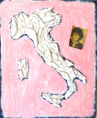 拼贴 标题为“CORREVA L'ANNO 2011” 由Morgese Giovanni, 原创艺术品, 拼贴