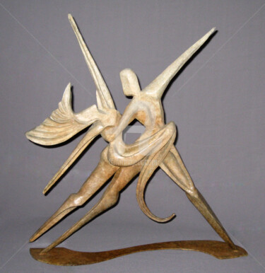 Sculptuur getiteld "TANGO" door Marie-Pierre Philippe-Lohézic (MPPL-ART), Origineel Kunstwerk, Bronzen