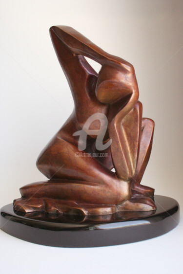 Escultura titulada "CRAZYWORLD" por Marie-Pierre Philippe-Lohézic (MPPL-ART), Obra de arte original, Bronce