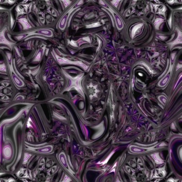 Цифровое искусство под названием "Waxy Mandala" - Mrn, Подлинное произведение искусства, 2D Цифровая Работа
