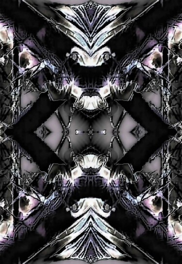 Arts numériques intitulée "Dark Symmetry" par Mrn, Œuvre d'art originale, Travail numérique 2D