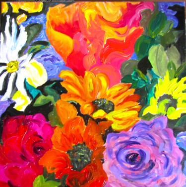 绘画 标题为“tropical-colors.jpg” 由Bobbie O'Toole, 原创艺术品, 丙烯