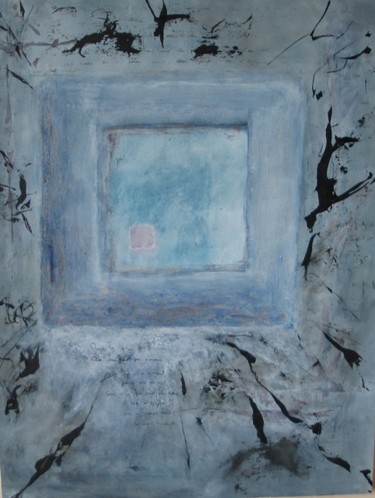 Peinture intitulée "Le miroir" par Marie-Sylvie Riviere, Œuvre d'art originale