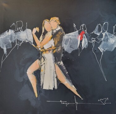 绘画 标题为“TANGO DANCERS” 由Mugur Popa, 原创艺术品, 丙烯