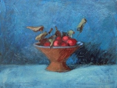 Pittura intitolato "Chinese apples" da Evgeniya Kolchina, Opera d'arte originale, Olio