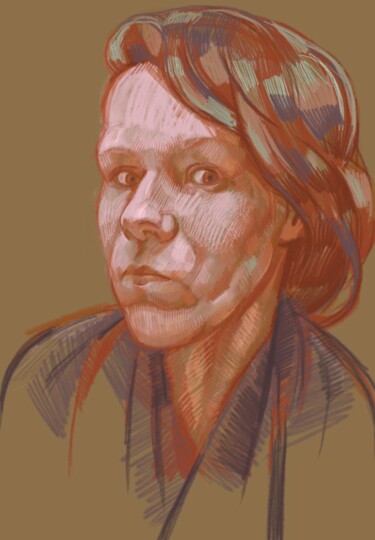 Digital Arts με τίτλο "Portrait of Tanya" από Evgeniya Kolchina, Αυθεντικά έργα τέχνης, 2D ψηφιακή εργασία