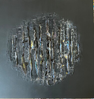 Malerei mit dem Titel "Le troisième oeil" von Muller Odette, Original-Kunstwerk, Acryl Auf Keilrahmen aus Holz montiert