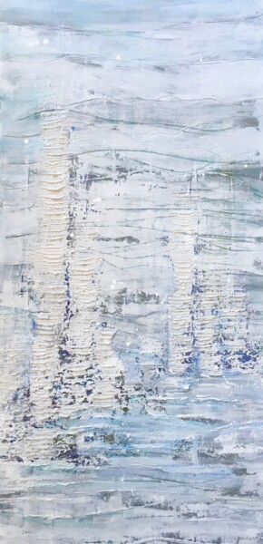 Картина под названием "L'oubli" - Muller Odette, Подлинное произведение искусства, Акрил Установлен на Деревянная рама для н…