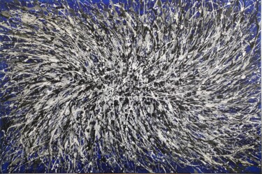 Pintura intitulada "Infinity Blue" por Muraldi, Obras de arte originais, Acrílico
