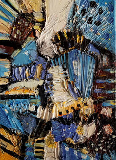 Peinture intitulée "L'orchestre" par Muriel Cayet, Œuvre d'art originale, Acrylique Monté sur Châssis en bois