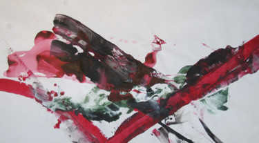 Peinture intitulée "The red/black conce…" par Dmitri Matkovsky, Œuvre d'art originale, Acrylique