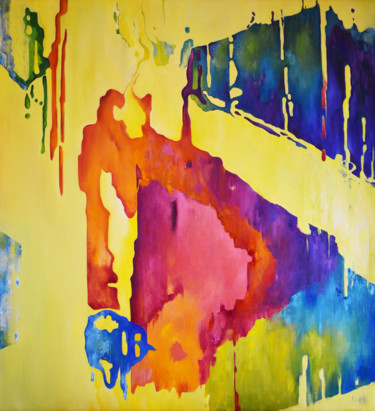 Картина под названием "SOUNDS - original o…" - Marina Venediktova, Подлинное произведение искусства, Масло