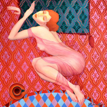 Peinture intitulée "AWAKENINGS" par Marina Venediktova, Œuvre d'art originale, Huile Monté sur Châssis en bois