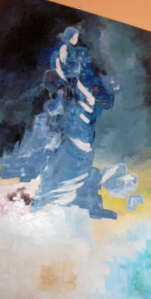 Painting titled "DUIOS ANASTASIA" by Laurentiu Mihail Solomon, Original Artwork, Oil
