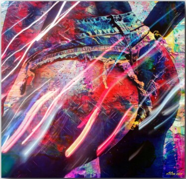 Grafika cyfrowa / sztuka generowana cyfrowo zatytułowany „curvy II ⭐⭐⭐” autorstwa Mylyfee Art, Oryginalna praca, Malarstwo c…